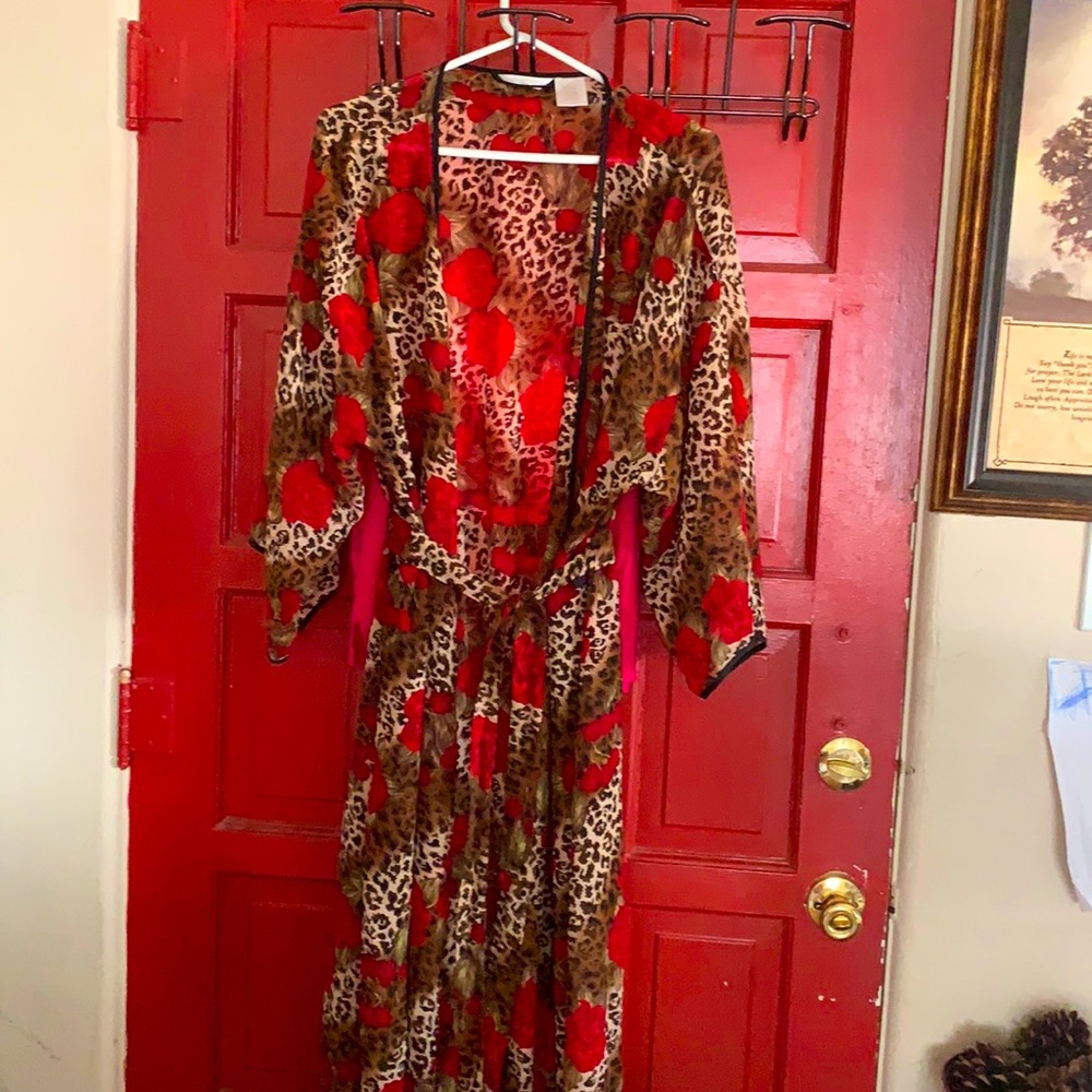 Sheer bed robe